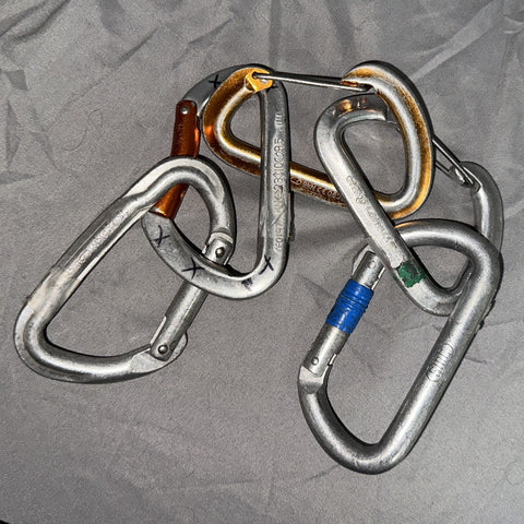 5 Black Diamond, Petzl, etc. Carabiners