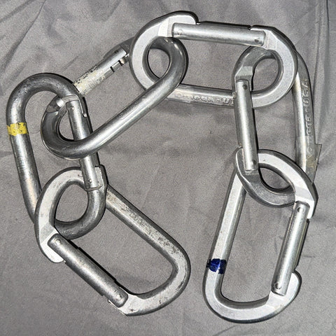 6 Omega, SMC, Blue Water Carabiners