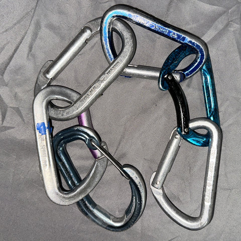 6 Black Diamond, Petzl, etc. Carabiners