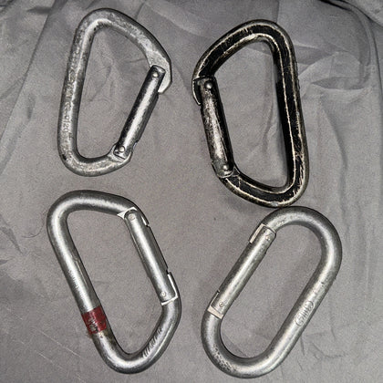 4 Vintage carabiners - Wild Country, Clog, SMC, Climb High